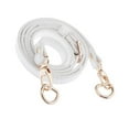 thumbnail image 4 of Purse Strap & Bag Strap Replacement - Braided Leather Guitar Strap & White- Gold Buckle, 4 of 8