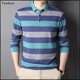 thumbnail image 3 of Taoboo, nuevas camisetas polo clásicas a rayas para hombre, estilo empresarial, camiseta informal para primavera y otoño, ropa para hombre de corte entallado de primera calidad, 3 of 4