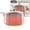 Coral, variant on Granitestone Diamond 5 Qt Nonstick Stock Pot Soup Pot Pasta Pot Stew Pot with Tempered Glass Lid-Oven & Dishwasher Safe