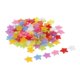 thumbnail image 4 of 100 botones redondos de plástico con forma de estrella y fresa para manualidades de costura hechas a mano., 4 of 9