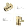 thumbnail image 6 of Fuliko Brushed Water Control , 1/2" with Shut Off , Angle Shut Off for Handheld Shower, Water Pressure Regulator for Shower, 6 of 7