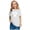 White, variant on Piuwrlz 9 Years Girls Short Sleeve T-Shirt Teen Summer Printed T Shirt Black Cotton Crew Neck Shirt Top Black Size 9 Years