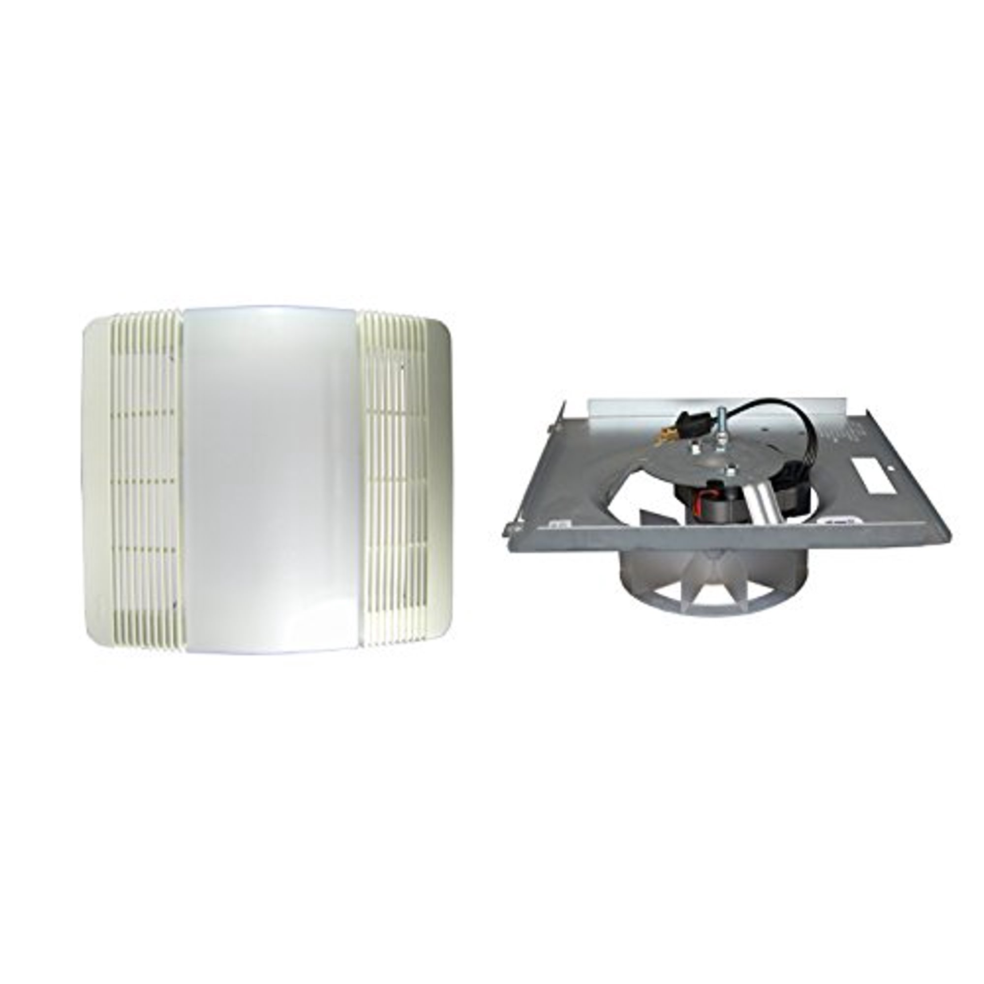 NuTone S0503B000 Bathroom Fan Motor Assembly and NuTone 85315000 Heater and  Ventilation Fan Lens with Grille Assembly (Bathroom Fan Motor, and Fan u0026  Grille Bundle) | Walmart Canada