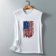 thumbnail image 5 of DailyTrove Women's Vintage American Flag Tank Top - Polyester Patriotic & Retro Wear, Stylish for Memorial Day, 5 of 5