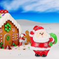 thumbnail image 4 of Navidad miniatura creativo micro paisaje ornamento decoración navideña 4 piezas rojo, 4 of 4