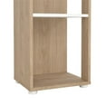 thumbnail image 6 of Tvilum Sign Open Narrow 5 Shelf Bookcase for Adults, Jackson Hickory/White, 6 of 15