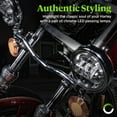thumbnail image 6 of 4.5" Round LED Passing/Fog Light [Chrome Housing] [6,500K] [1,440 Lumens] Auxiliary Driving Lamp for Harley Davidson Motorcycles, 6 of 7