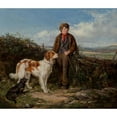 thumbnail image 3 of Heywood Hardy 17x15 Black Modern Framed Museum Art Print Titled - The Messenger (1859), 3 of 5