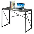 thumbnail image 3 of Convenience Concepts 29.50 inches Tall Xtra Folding Desk, Charcoal Gray/Black, All Ages, 3 of 5