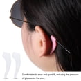 thumbnail image 5 of 12 Pairs Glasses Ear Grip Silicone Elastic Ear Hook Eyewear Retainer, Clear, 5 of 7