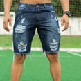 thumbnail image 5 of Youmylove Men's Relaxed Straight Jeans Casual Shorts Spring Summer Pocket Sports Fashion Daily Versatile Denim Short Pants Jeans Skinny Jean Pants, 5 of 9