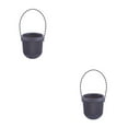 thumbnail image 3 of Maytalsory Wall-Mounted Japanese Style Planter Dual Layer For Better Water Absorption Outer Layer Keeps Water Draining Functional Black 8.7*9.5*20.5cm 2PCS, 3 of 6