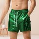 thumbnail image 1 of WILLBEST Pantalones Cortos Sexis para Hombre, Metálicos, Brillantes y con Cordón Ajustable, con Bolsillos., 1 of 5