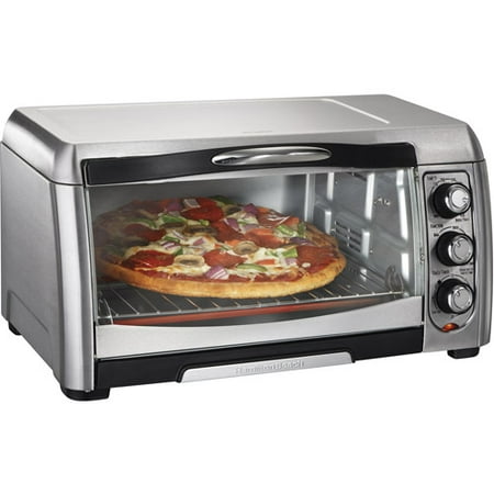 Hamilton Beach Stainless Steel Convection 6 Slice Toaster Oven Broiler | Model# (Best Large Toaster Oven 2019)