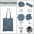 thumbnail image 5 of Dynamic Leopard Print Fabric Tote Bag - Large Capacity & Compact Folding Design for Urban Commuters, 5 of 6