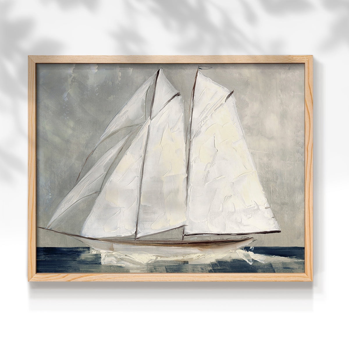 Setting Sail by Sally Swatland - Restickable Framed Giclée Print