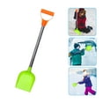 thumbnail image 6 of 18.5 Inch Beach Toys Sand Toys Kids Beach Sand Shovel Stainless Steel Long Handle Heavy Duty Scoop for Toddlers Children Winter Snow Outdoor Yard Play，Fluorescent Green, 6 of 9
