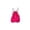 🥑 Hot Pink_New#1395, variant on Foldable Backpack Lightweight Packable Sack - Zippered Travel Backpack Gym Sports Bag, Portable Daypack, Water Resistant, Multi Color, Unisex Use