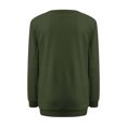 thumbnail image 1 of Workout Tops for Women with Sleeves Womens Printed Color Matching Round Neck Long Sleeved Top, 1 of 1