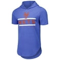 thumbnail image 2 of Men's Majestic Threads Royal New York Mets Tri-Blend Hoodie T-Shirt, 2 of 3