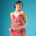 thumbnail image 5 of Globus Women Polka Dots Frilled Wrap-Neck Strappy Shoulder Waist Tie-Up Fit & Flare Dress, 5 of 5