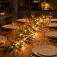 thumbnail image 7 of Dyegold Room Decor Artificial Flower Vine with LED Fairy Lights Hanging Floral Garland String Light for Bedroom Balcony Wedding Decor 70.86 in, 7 of 7