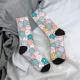 thumbnail image 5 of Rateoe Colorful Cute Pig for Women Casual Calf Socks - Cute Crew Socks - Thin Soft Above Ankle Socks Size 5-11, 5 of 6