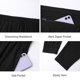 thumbnail image 5 of TFixol Pantalones deportivos para hombre con parte inferior elástica y bolsillo con cremallera, 5 of 8