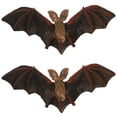 thumbnail image 1 of 2Pcs Halloween Realistic Bat Models Plastic Bats Halloween Party Supplies, 1 of 6