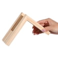 thumbnail image 5 of VORCOOL Beige Wooden Napkin Holder Stable Design for Kitchen Countertop, 5 of 8