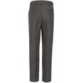 thumbnail image 3 of RGM Boys Dress Pants - Hidden Expandable-Waist Flat-Front Skinny fit Slacks - Poly Rayon By Giovanni Uomo Grey 8, 3 of 4