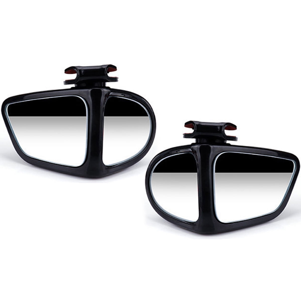 Duety 2Pcs 360 Degree Rotatable 2 Side Car Blind Spot Convex Mirror ...