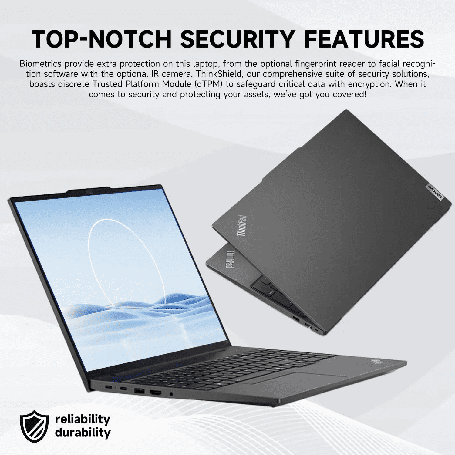 Lenovo ThinkPad E16 Business Laptop, 16" FHD+ Touchscreen, AMD Ryzen 5 7535U, 32GB DDR5, 1TB SSD, Windows 11 Pro