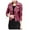 Red, variant on WXLWZYWL Winter Women'S Zipper Solid Long Sleeve Leather Jacket Coat Outwear