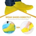 thumbnail image 3 of unbranded 2 Pares Cubrezapatos De Látex Amarillo Profesional Impermeable Y Para Lluvia, 3 of 8