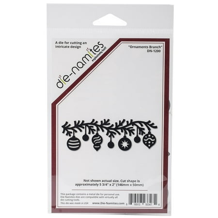 Die-namites Die, Ornaments Branch, 5.75"