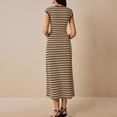 thumbnail image 6 of Wowcloth Beach Dress for Women, Waist-Defining Solid Color Crochet Knit Strappy V-Neck Maxi Dress for Summer Vacation and Beach Party, 6 of 6