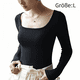 thumbnail image 2 of Mangas largas, camisas largas de mujer, camisas, camisetas, tops, 2 of 5