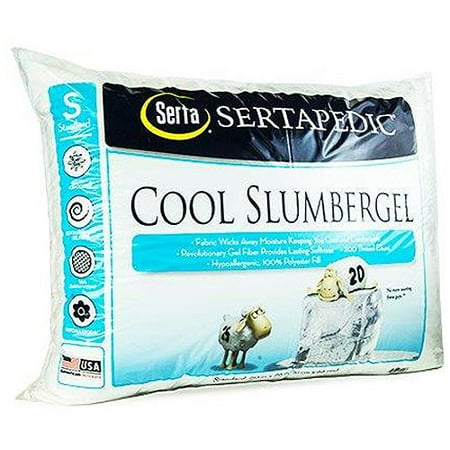 Sertapedic Cool Slumber Gel Pillows, Set of 2 (Best Pillow Position For Sleeping)