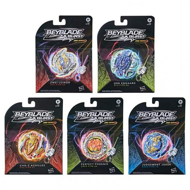 Hasbro HSBF2291 Beyblade Burst Pro Series Starter Pack, Assorted Color - Pack of 8