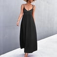 thumbnail image 2 of Dresses for Women 2026 Plus Size Fashion Sexy V-neck Backless Suspender Dress Beach Skirt, 2 of 8