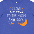 thumbnail image 4 of Inktastic I Love My Yaya To The Moon and Back Youth T-Shirt, 4 of 5