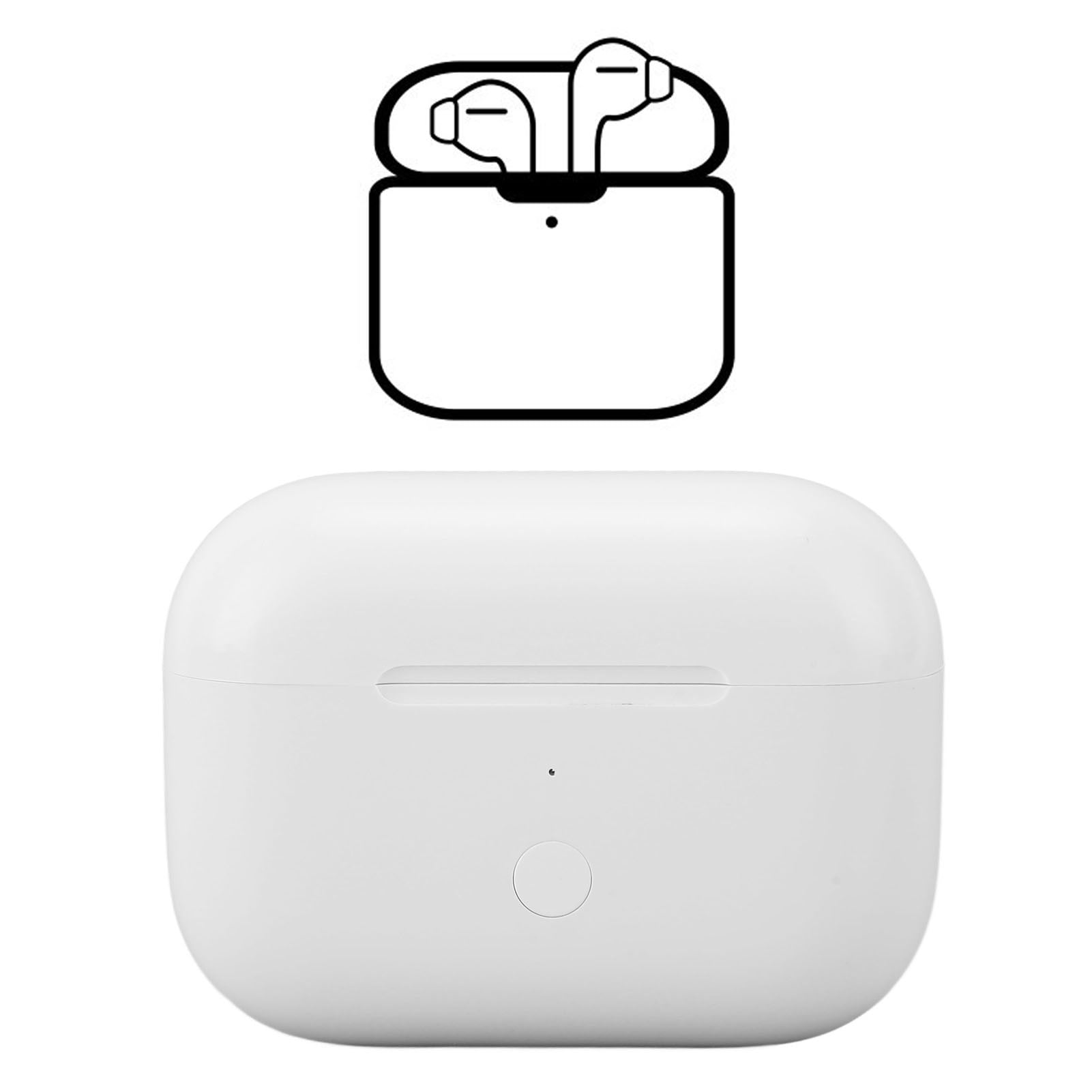 LIYJTK Wireless Charging Case for AirPods Pro, Bluetooth