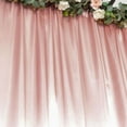 thumbnail image 2 of Efavormart 8ftx10ft Dusty Rose Satin Curtain Panel Backdrop Drapes, Photo Booth Backdrop With Rod Pocket, 2 of 11
