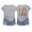 Light Gray, variant on Womemn's Tee Shirt Dear Person Behind Letter Print Casual Graphic Fashion Workout Clothes Black S