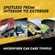 thumbnail image 5 of Toalla HOMEXCEL de microfibra para limpieza de coches, 150 unidades, 32 x 32 cm, 5 of 7