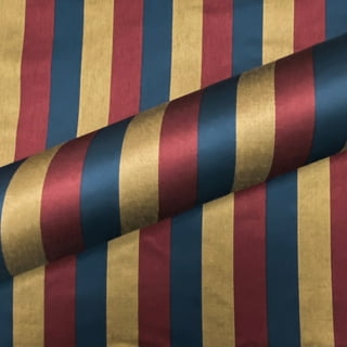Luxe Scarlet Raised Velvet Stripe Upholstery Fabric 54 by the