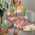 thumbnail image 6 of Naloa Succulent And Cactus Pajamas for Women Set, Womens Pajama Sets, Lounge Sets for Women, 2pjs for Women-Medium, 6 of 7