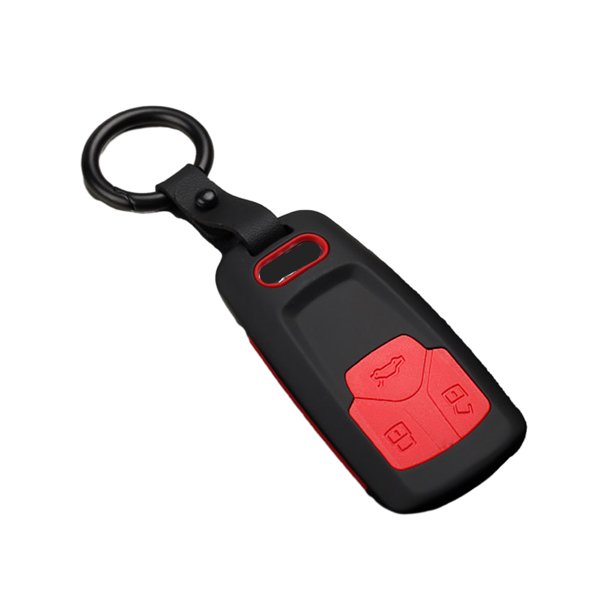 Kenally Funda de TPU para llave de 3 botones para coche con llavero, funda protectora para llaves de vehículo, piezas de repuesto para Type3 NO3