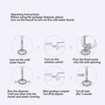 thumbnail image 4 of Garbage Disposal, 3800 RPM Stainless Steel Food Waste Disposer for Kitchen, Booster System & Overload Protect, Narrow Base for Cooked Meat Beans Seeds, 4 of 7